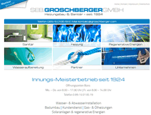 Tablet Screenshot of groschberger.com